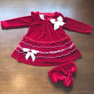 Bonnie Baby Holiday Dress